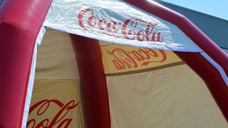 B Coca Cola Spiderzelt 