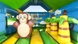 Hüpfburg Multifun Gorilla