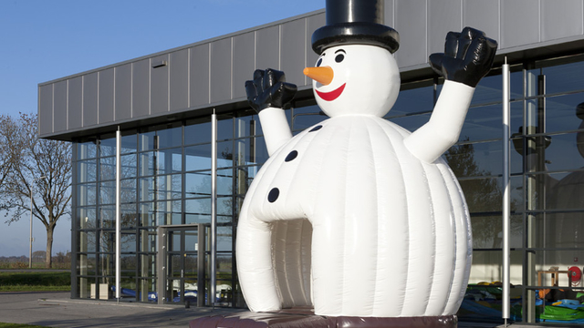 Hüpfburg Standard Schneemann