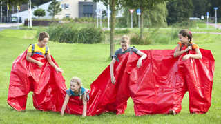 Funhose  Personen rot 