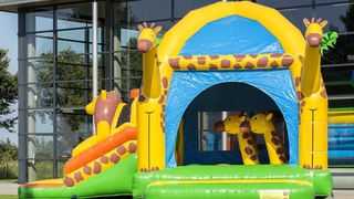 Hüpfburg Multifun Super Giraffe 